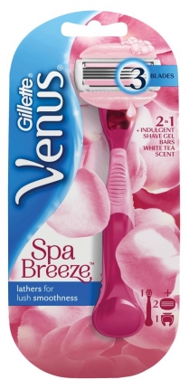 GIL.VENUS SPA BREEZE Ξυριστική μηχανή (Mηχανή+2 Ανταλλακτικά)