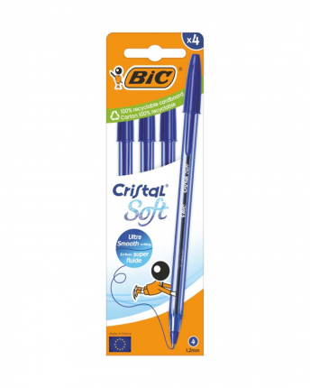 BIC ΣΤΥΛΟ CRISTAL SOFT BOX04 BLUE EU
