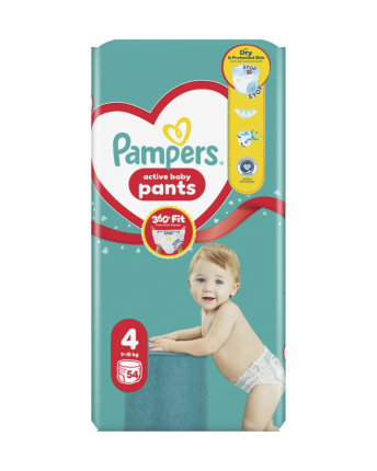 PAMPERS PANTS ΜΕΓ 4 2X54 JUMBO