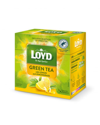 LOYD ΠΡΑΣΙΝΟ ΤΣΑΙ ΛΕΜΟΝΙ - ΛΕΜΟΝΟΧΟΡΤΟ ΠΥΡΑΜΙΔΕΣ 20 ΠΥΡ 30g