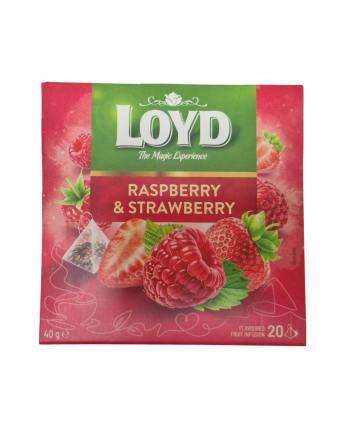 LOYD ΑΦΕΨΗΜΑ RASBERRY & ΦΡΑΟΥΛΑ  ΠΥΡΑΜΙΔΕΣ 20 ΠΥΡ 40g