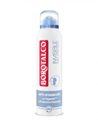 BOROTALCO ΑΠΟΣΜΗΤΙΚΟ SPRAY INVISIBLE FRESH 12x150ml