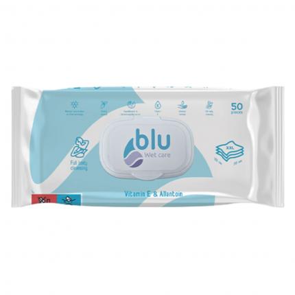 BLU ΥΓΡΟΜΑΝΤΗΛΑ ΕΝΗΛΙΚΩΝ ALLANTOIN & VIT.E 50ΤΕΜ.