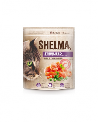 SHELMA FRESHMEAT GRAIN FREE STERILE/ ΞΗΡΗ ΤΡΟΦΗ ΓΑΤΑΣ ΣΟΛΟΜΟΣ 5x750GR