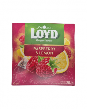 LOYD ΑΦΕΨΗΜΑ RASBERRY & ΛΕΜΟΝΙ  ΠΥΡΑΜΙΔΕΣ 20 ΠΥΡ 40g