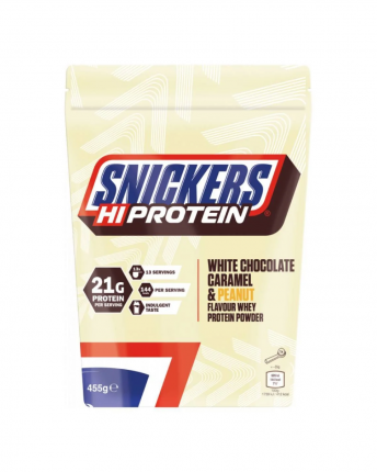 SNICKERS WHITE ΣΚΟΝΗ ΠΡΩΤΕΪΝΗΣ (455G)