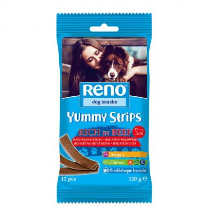 RENO SNACK ΣΚΥΛΟΥ ΛΩΡΙΔΕΣ ΒΟΔΙΝΟ 120G