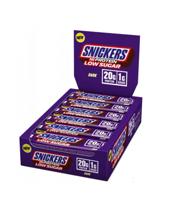 SNICKERS ΜΠΑΡΑ ΠΡΩΤΕΪΝΗΣ - LOW SUGAR DARK CHOCOLATE (12X57G)