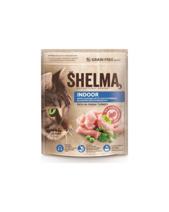 SHELMA FRESHMEAT GRAIN FREE INDOOR/ ΞΗΡΑ ΤΡΟΦΗ ΓΑΤΑΣ INDOOR ΓΑΛΟΠΟΥΛΑ 5x750GR