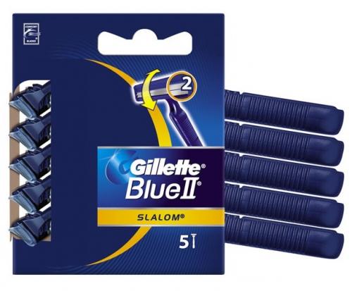 Gillette Ξυραφάκια BlueII Slalom (5 τεμάχια)
