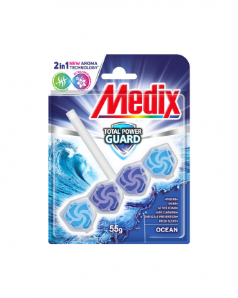 MEDIX WC TOTAL POWER GUARD ΣΤΕΡΕΟ ΜΠΛΟΚ ΤΟΥΑΛΕΤΑΣ ΩΚΕΑΝΟΣ 55G