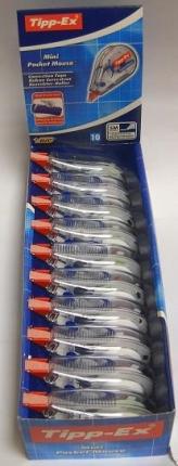 BIC ΔΙΟΡΘΩΤΙΚΗ ΤΑΙΝΙΑ ΤΙPP-EX MINI  POCKET MOUSE  (10ΤΕΜ)