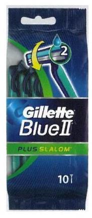 Gillette Ξυραφάκια Blue II Plus Slalom Sensitive Skin 10 τεμάχια