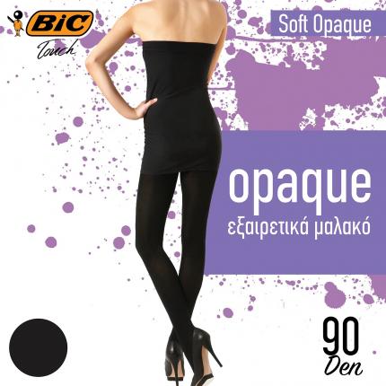 BIC ΚΑΛΣΟΝ SOFT OPAQUE ΜΑΥΡΟ MEDIUM