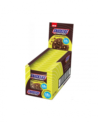 SNICKERS HIGH PROTEIN COOKIE (12X60G) CHOCOLATE & PEANUT