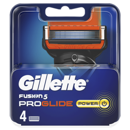 Gillette ProGlide Power Ανταλλακτικές Κεφαλές Ξυριστικής Μηχανής, 4 Τμχ 