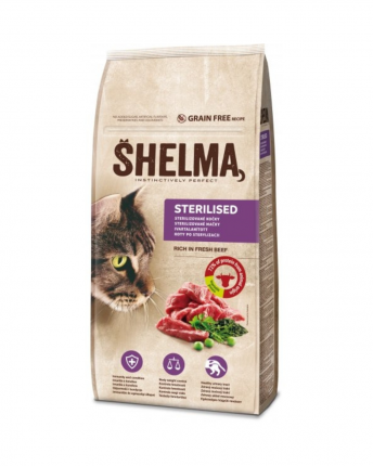 SHELMA FRESHMEAT GRAIN FREE STERILE / ΞΗΡΗ ΤΡΟΦΗ ΓΑΤΑΣ ΜΟΣΧΑΡΙ 1x8Kg